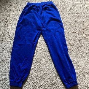 Brandy Melville Rosa Sweatpants Royal Blue